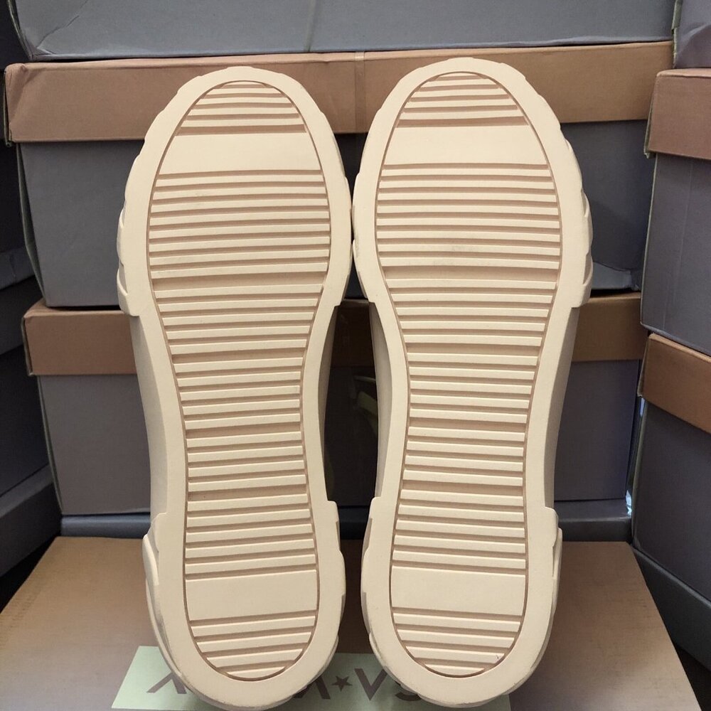 Lisa Vicky GOGETEM -V In Cream Sheep Nappa Size 7.5 - Picture 5 of 6